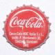Coca cola rouge et texte italie